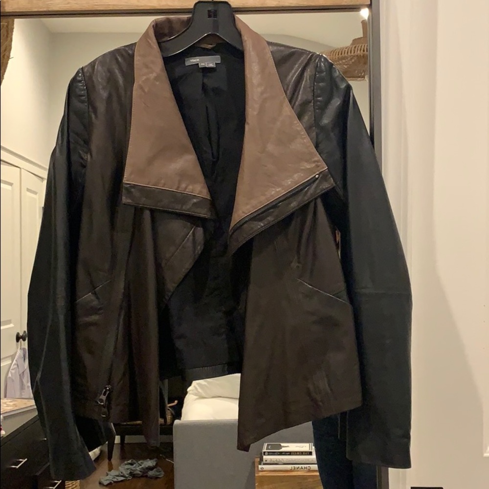 VINCE LEATHER JACKET